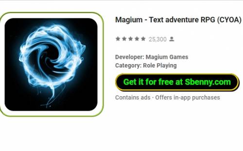 Magium - Text adventure RPG (CYOA) MOD APK
