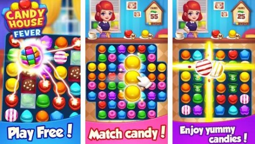 Candy House Fever - 2020 free match game MOD APK