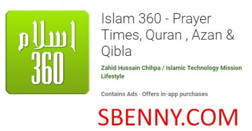 Islam 360 - Prayer Times, Quran , Azan &amp; Qibla MOD APK