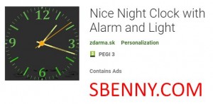 Nice Night Clock with Alarm and Light MOD APK