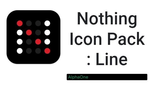 Nothing Icon Pack : Line MOD APK