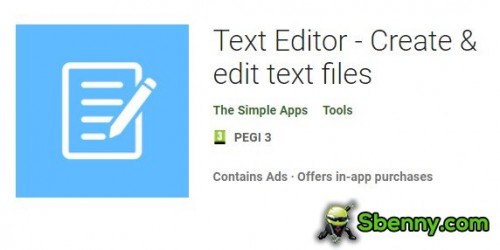 Text Editor - Create &amp; edit text files MOD APK