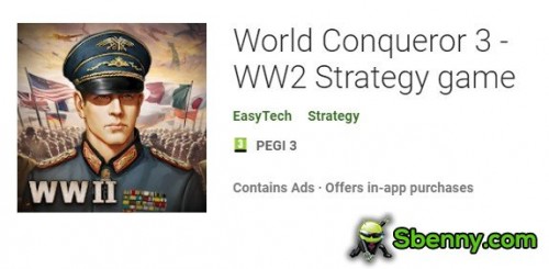 World Conqueror 3 - WW2 Strategy game MOD APK