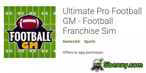 Ultimate Pro Football GM - Football Franchise Sim MOD APK