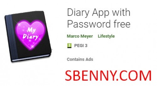 Diary App with Password free MOD APK