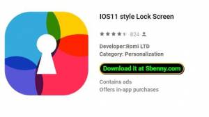 IOS11 style Lock Screen MOD APK