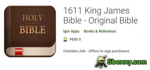 1611 King James Bible - Original Bible MOD APK