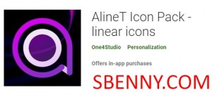 AlineT Icon Pack - linear icons MOD APK