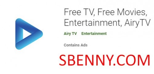 Free TV, Free Movies, Entertainment, AiryTV MOD APK