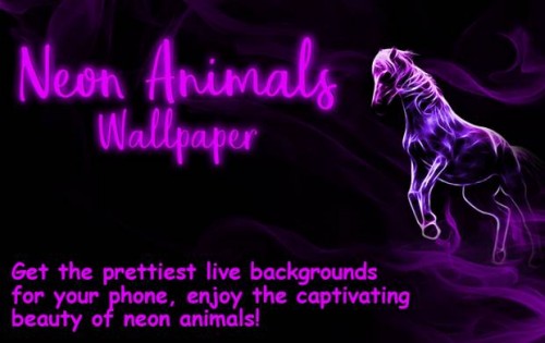 Neon Animals Wallpaper Moving Backgrounds MOD APK